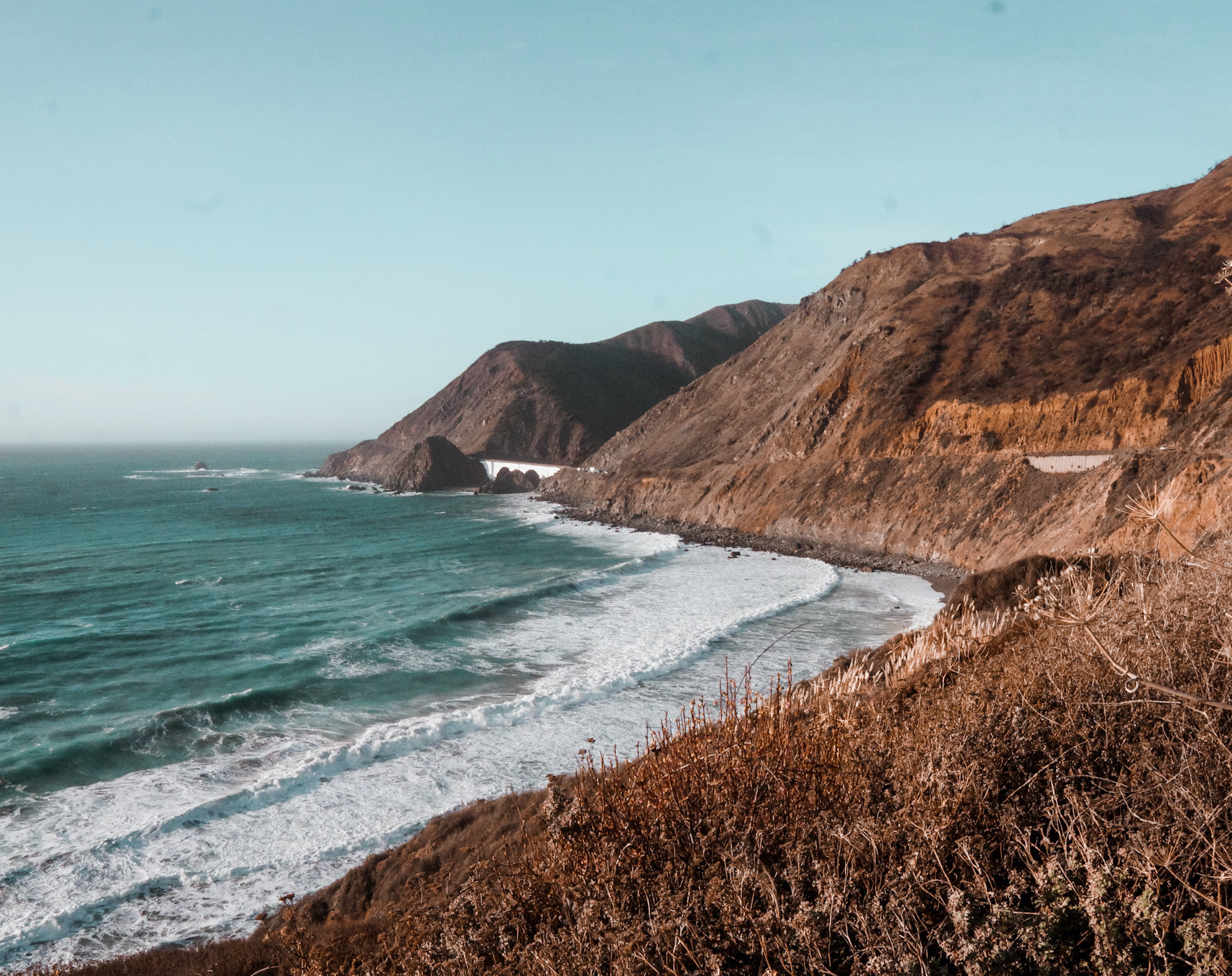Places to see in Big Sur, Lilly Valley, McWay, Bixby Bridge